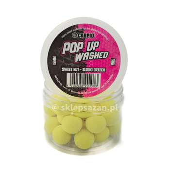 Kulki Pop-Up Carpio Washed 50g 15mm Słodki Orzech