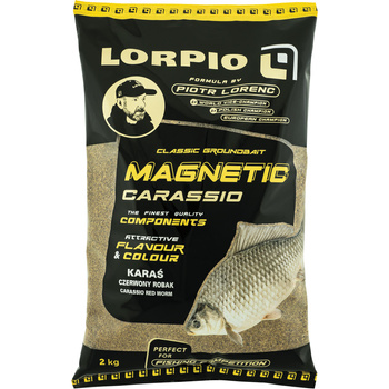 Zanęta Lorpio MAGNETIC CARASSIO RED WORM 2kg