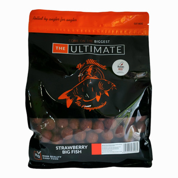 Kulki proteinowe Ultimate Products 1kg 18mm Strawberry Big Fish