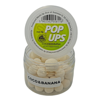 Kulki Pop-Up Carpio 50g Coco Banana