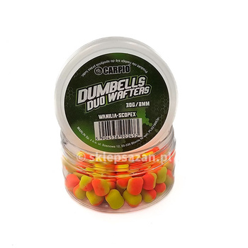 Dumbells Carpio 30g DUO Wafters 8mm Wanilia Scopex