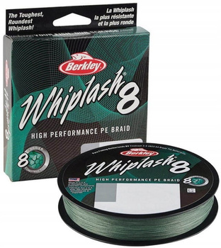 Plecionka Berkley Whiplash x8 150m zielona 0,12 mm