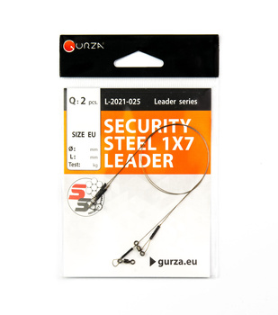 Przypon Gurza Security Steel 1x7 Leader 20cm 5kg