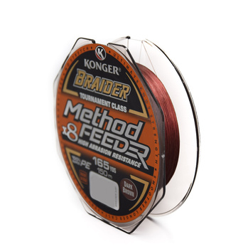 Plecionka Konger Braider Method Feeder x8 150m Brown 0,12 mm